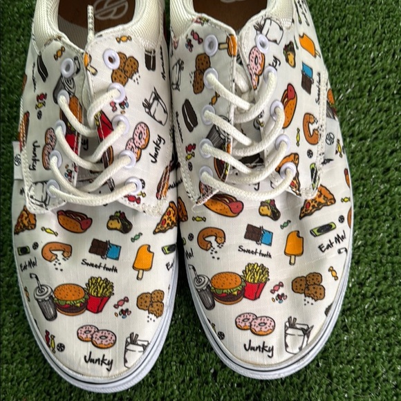 Playful Food Print Sneakers - Picture 2 of 8